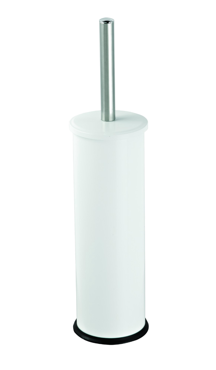 Йоржик для унітазу підлоговий білий метал 831B EFOR